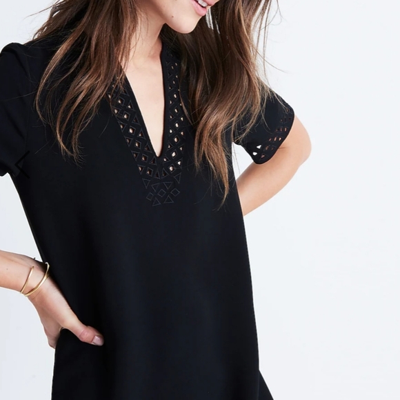 Madewell Dresses & Skirts - Madewell Ballad tunic dress black size 6